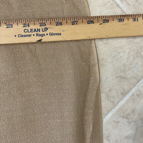 NWT Chicos Women’s OS linen blend Scarf Wrap Beige fringe multipurpose Holiday - Picture 4 of 11